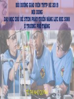 Bài giảng dạy học chủ đề stem phát triển năng lực học sinh ở trường phổ thông   tô thị như quỳnh 