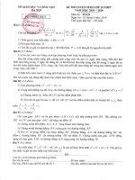 Đề thi tuyển sinh vào lớp 10 THPT năm 2019-2020 môn Toán có đáp án - Sở GD&ĐT Hà Nội