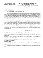 Đề thi thử THPT Quốc gia lần 1 môn Ngữ văn năm 2019-2020 có đáp án - Trường THPT Yên Lạc 2