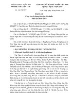 Báo cáo công tác xây dựng thư viện trường học đạt chuẩn quốc gia