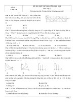 Megabook   đề thi THPT QG 2020   môn vật lý   đề 2   có lời giải chi tiết 