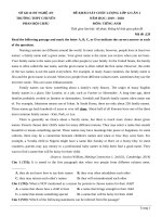 20  20  đề thi thử THPT quốc gia 2020 môn anh THPT chuyên phan bội châu   nghệ an   lần 1 (có lời giải chi tiết) 