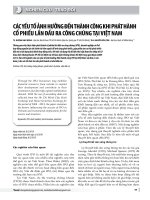 Các yếu tố ảnh hưởng đến thành công khi phát hành cổ phiếu lần đầu ra công chúng tại Việt Nam