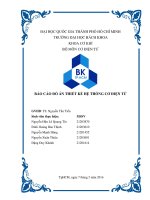 Thiết kế xe doline  đô án cơ điện tử 1