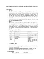 Đặc tả yêu cầu theo chuẩn IEEE 8301984 và áp dụng cho bài toán Quản lý thư viện