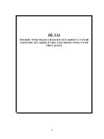 TÌM HIỂU TÌNH TRẠNG CHĂM SÓC SỨC KHỎE VÀ VẤN ĐỀ CHĂM SÓC SỨC KHỎE Ở VIỆT NAM TRONG VÒNG 5 NĂM TRỞ LẠI ĐÂY