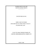 Chiến lược xuất khẩu hàng dệt may của tổng công ty may 10 giai đoạn 2012   2017 