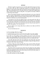 Tiểu luận lý luận địa tô của C.Mac và sự vận dụng lý luận này trong việc giao quyền sử dụng đất nông nghiệp ở Việt Nam hiện nay