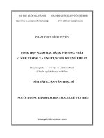 Tổng hợp nano bạc bằng phương pháp vi nhũ tương và ứng dụng để kháng khuẩn 