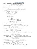 RÚT GỌN BIỂU THỨC  CHỨA CĂN BẬC HAI