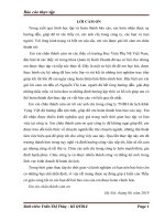 Báo cáo thực tập ngành quản trị du lịch