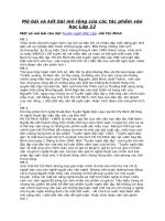 Mở bài và kết bài mở rộng cho các tác phẩm văn học lớp 12 (Sưu tầm)