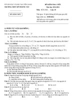 đề kiểm tra 1 tiết hóa 10