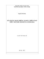 Xây dựng mạng riêng ảo dựa trên giao thức secure sockets layer (SSL) 