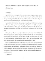 NGÔN NGỮ BÁO CHÍ TRÊN BÁO ĐIỆN TỬ