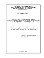 Difficultés en compréhension écrite du français de spécialité des étudiants en deuxième année à l’académie de la police populaire 