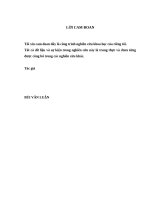 KHẢO SÁT BƯỚC ĐẦU ĐIỀU TRỊ  DỰ PHÒNG LAO BẰNG INH  Ở NGƯỜI NHIỄM HIV TẠI TỈNH TRÀ VINH