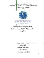 bài thảo luận hợp đồng lần 1