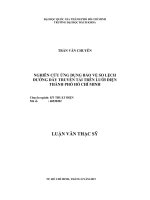 Nghiên cứu ứng dụng bảo vệ so lệch đường dây truyền tải trên lưới điện thành phố Hồ Chí Minh