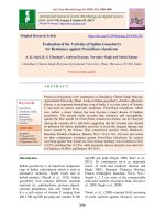 Evaluation of the varieties of Indian gooseberry for resistance against Penicillium islandicum