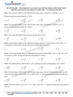 TS247 DT thi online tinh khoang cach giua 2 duong thang cheo nhau bang phuong phap dung mat phang vuong goc co loi giai chi tiet 12509 1515053282 