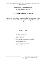 Một số biện pháp gây hứng thú cho trẻ 4  5 tuổi làm quen với tác phẩm văn học tại trường mầm non tân ước 