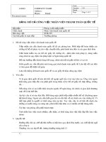 Mô tả công việc nhân viên thanh toán quốc tế