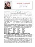 66  CHUYÊN đề rèn LUYỆN kĩ NĂNG đọc(bài 1  bài 20) 