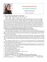 129  CHƯƠNG TRÌNH hỗ TRỢ 2k1,2k2,2k3  bài đọc PERSONAL EXPERIENCES 