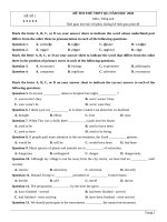 Mega 2020  siêu tốc luyện đề thi THPT quốc gia 2020   dương thị hương (lời giải chi tiết) 