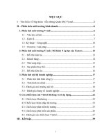 Phân tích môi trường kinh doanh của tập đoàn viễn thông quân đội viettel 