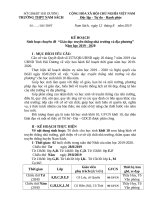 Kế hoạch Giáo dục truyền thống 2019