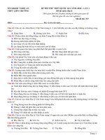 đề thi thử THPTQG 2020   địa lí   liên trường nghệ an   lần 1  có lời giải