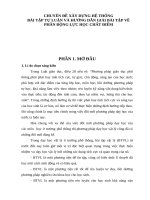 Xây dựng hệ thống bài tập tự luận và hướng dẫn giải bài tập về phần động lực học chất điểml02 