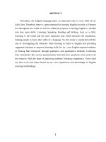 Difficulties in Listening Skills of Englishmajored Freshmen at Thuong Mai University and some suggested solutions