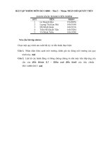 Bài tập nhóm môn ISO 14000 