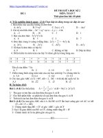 17 đề THI GIỮA học kì 2 TOÁN 7 