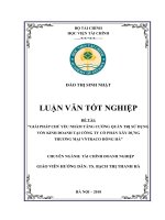 21  GIẢI PHÁP CHỦ yếu NHẰM TĂNG CƯỜNG QUẢN TRỊ sử DỤNG vốn KINH DOANH tại CÔNG TY cổ PHẦN xây DỰNG  
