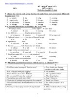 20 đề THI GIỮA học kì 2 ANH 8 