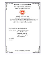 Xây dựng và giám sát hệ thống mạng sử dụng phần mềm cacti nhóm bốc bát