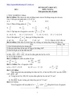 20 đề THI GIỮA học kì 2 TOÁN 6 