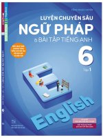 Luyện chuyên sâu Ngữ pháp và Bài tập tiếng Anh 6 - Tập 1 (Tống Ngọc Huyền)