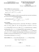 de thi thu hsg tinh toan 11 nam 2019 2020 truong nguyen duy trinh nghe an 