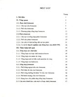 Nghiên cứu tổng hợp và tạo phức của một số hợp chất fomazan chứa dị vòng pirol 