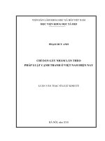 HỈ DẪN GÂY NHẦM LẪN THEO PHÁP LUẬT CẠNH TRANH Ở VIỆT NAM HIỆN NAY