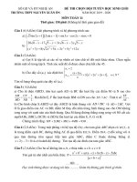 de thi hsg toan 11 nam 2019 2020 truong thpt nguyen xuan on nghe an 