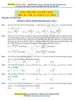 Hồ thức thuận  mũ lôgarit vận dụng cao 8+ phần 1 
