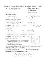 TOAN 9 DE VA DAP AN KS l1 THCS NGUYEN DU 2018 2019