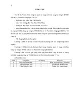 Hoàn thiện công tác quản trị mạng lưới bán hàng tại công ty TNHH Đầu tư và Phát triển công nghệ Tứ Gia