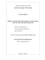 Nghiên cứu phát triển hệ thống định vị trong nhà dựa trên cảm biến điện thoại thông minh